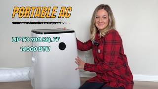 14000 BTU Portable Air Conditioner Review | Quiet Dual Hose for Large Rooms