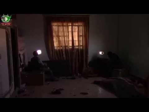 رباط مقاتلي الفوج 64 مشاة التابع لفرقة تحرير الشام على جبهة بلدة خيارة دنون في ريف دمشق