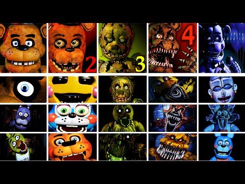 Five Nights at Freddy's 1 - 4 + Sister Location Jumpscare Simulator | FNAF Fan Game