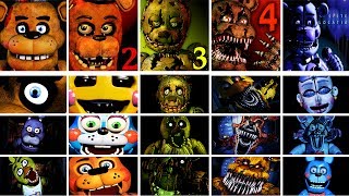 Five Nights at Freddys 1-4 + Sister Location Jumps