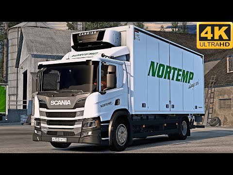 4K | ETS2 1.44 | Pomezania | Scania P220 | Cisy 🇵🇱 󠁧󠁢󠁳󠁣 - Półmieście 🇵🇱