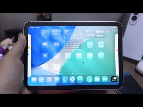 iPadOS 26 on iPad mini 6 hand on 😳
