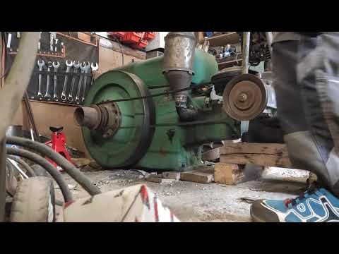 Odpalanie Andoria S320 przy pomocy zabytkowego silnika Bernard W112 Bis