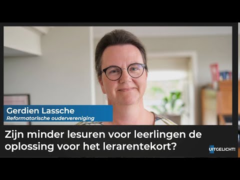 Uitgelicht! 29 juni 2023 - Gerdien Lassche over minder lesuren om lerarentekort aan te pakken