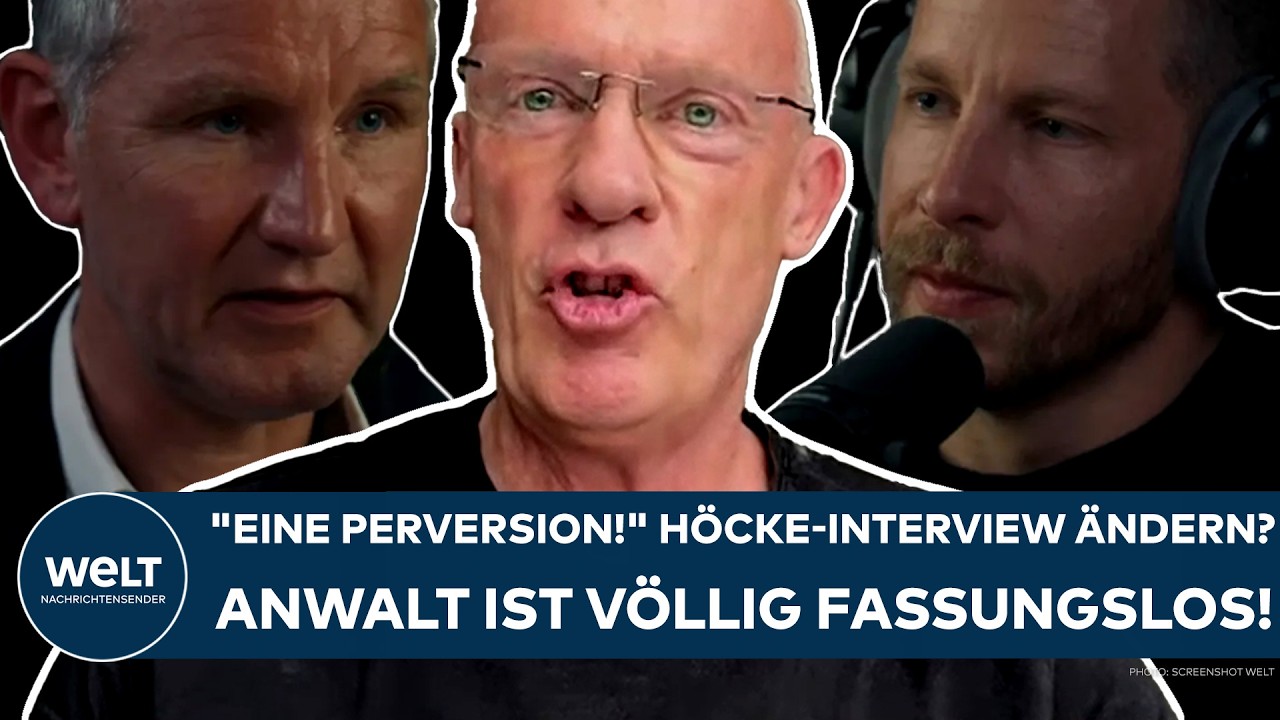 DEUTSCHLAND: "Eine Perversion!" Höcke-Interview ändern? Anwalt ist völlig fassungslos!