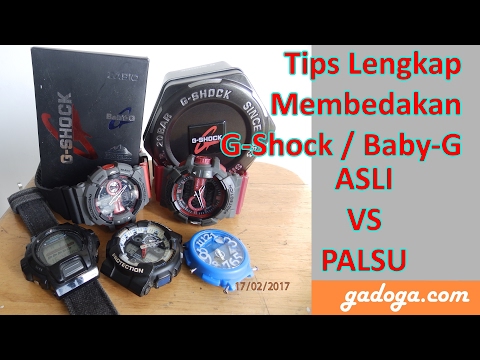 12+ Cara Lengkap bedakan G-Shock / Baby-G Asli dan Palsu (KW)