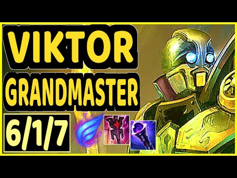 SERIN (VIKTOR) - 6/1/7 KDA GAMEPLAY - EUW Ranked GRANDMASTER