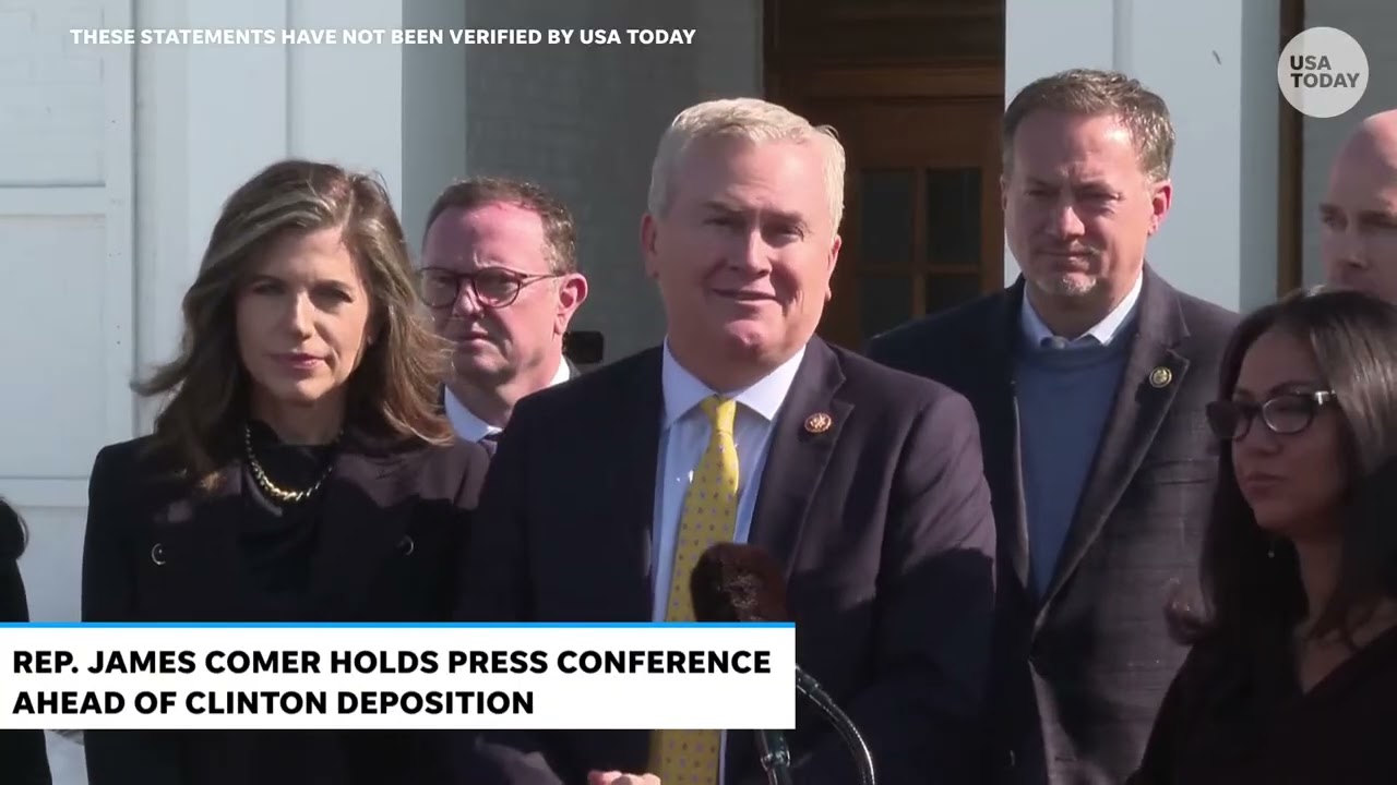 What will Hillary Clinton testimony on Jeffrey Epstein reveal? 'We'll see,' says James Comer