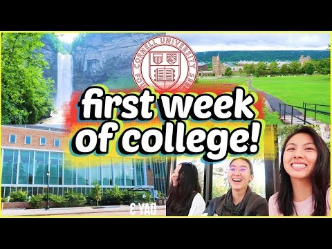 🏫FIRST WEEK OF COLLEGE VLOG 2018! Cornell University Freshman | Katie Tracy Video