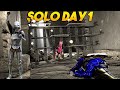 How To SOLO Start DAY 1 On The Most POPULAR Server - ARK