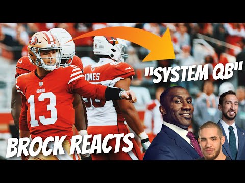 49ers Brock Purdy reacts to being called “system QB” by his doubters in the national media 👀