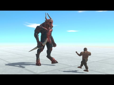 New Unit KOZAROG the DEMON vs All Units on Sky Castle - Animal Revolt Battle Simulator