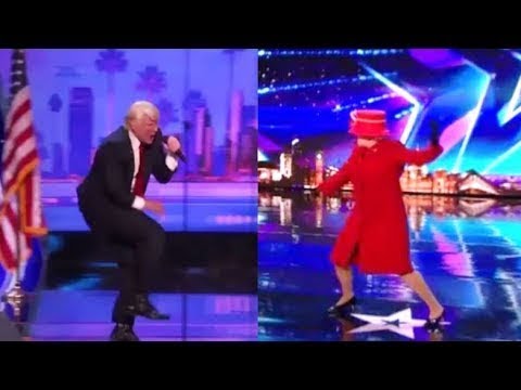 President Donald Trump vs. Queen Elizabeth EPIC Dance Off - Who Wins USA or UK?