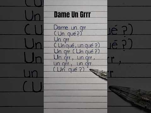 Dame Un Grrr Lyrics Song by Fantomel and Kate Linn #dameungrrr #lyrics #katelinn #trending #viral