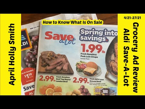 Grocery Ads - How to read Aldi & Save A Lot  4/212 |April Holly Smith