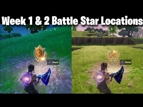 Fortnite Season 10 Week 1 & 2 Secret Battle Star Locations | Brute Squad, Sundown Challenges
