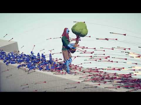 100x PEASANTS & TREE GIANT vs EVERY GOD - Totally Accurate Battle Simulator TABS