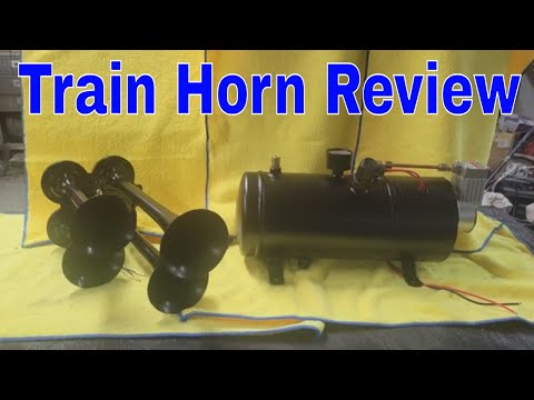 $90 Train Horns from Vevor# full review and demo check it out