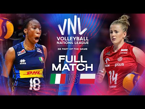 Italy 🇮🇹 vs. Poland 🇵🇱 - Semi Final | VNL 2024 - Full Match