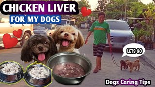 CHICKEN LIVERS AND RICE YOUR DOGS WILL LOVE,