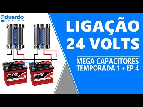 Mega Capacitor EM 24 VOLTS, Aprenda Ligar no Sistema Fotovoltaico