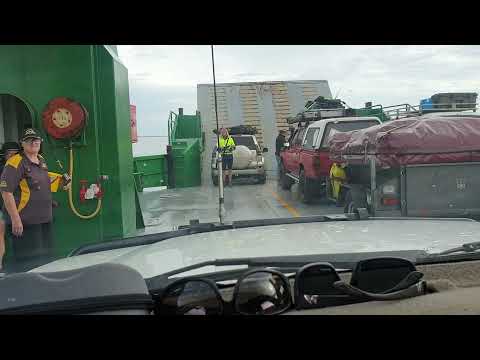 Fraser Island Barge Crossing: Boarding the Barge at Inskip Point Rainbow Beach | All About Fraser