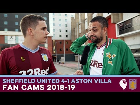 FAN CAMS 18/19 | Sheffield United 4-1 Aston Villa
