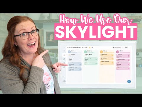 The SKYLIGHT CALENDAR Has Changed Our Homeschool || HOW WE USE OUR SKYLIGHT (HOMESCHOOL FAMILY OF 6)