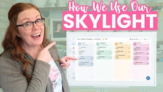 The SKYLIGHT CALENDAR Has Changed Our Homeschool || HOW WE USE OUR SKYLIGHT (HOMESCHOOL FAMILY OF 6)