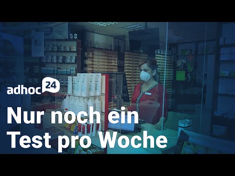 Nur noch ein Test pro Woche / Gebühren für Apotheken-Botendienst / Apothekerin verliert Zulassung