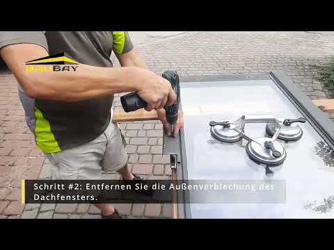 Austausch des Scheibenpakets im FAKRO FPP Dachfenster