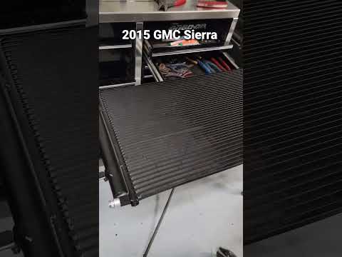 2015 GMC Sierra A/c Condenser Replacement #mechanic #airconditioner #orielly #gmc #chevrolet #sucks