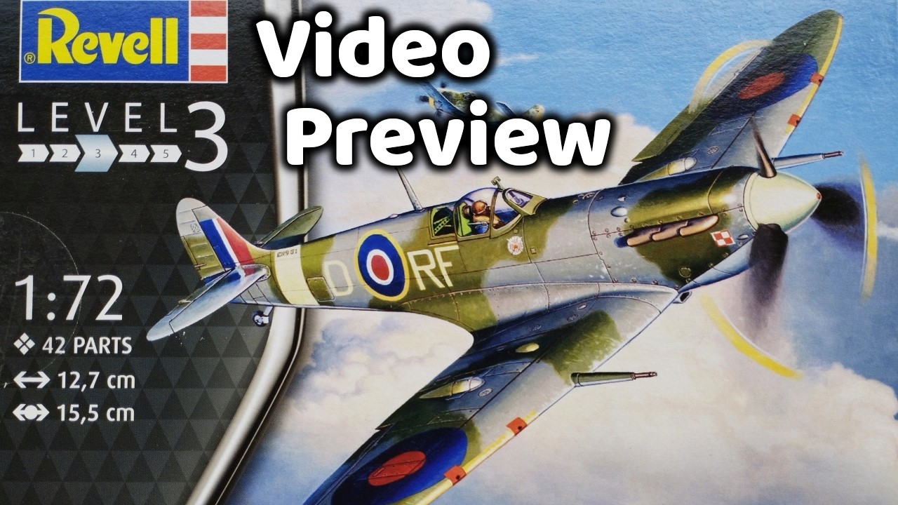 Revell Supermarine Spitfire Mk.Vb in 1/72 Scale (Unboxing)