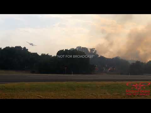 07-19-2022 Jolly, TX - 1,000 acre fire causes evacuations of Jolly, TX