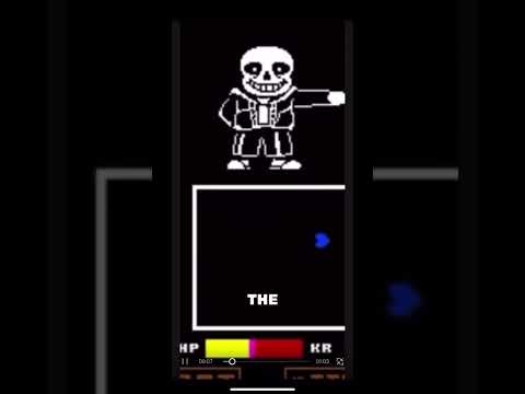 sans Boss Fight Trick?! #undertale #sans #megalovania