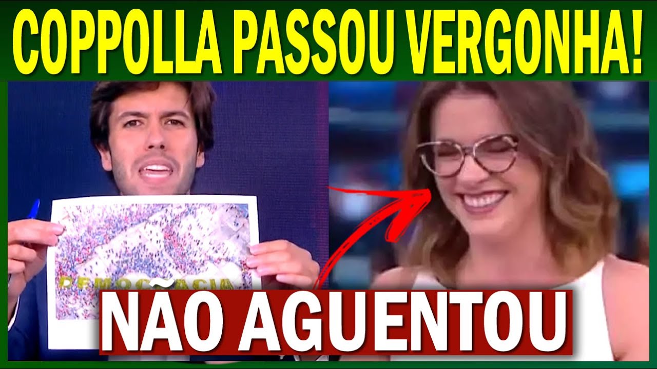 COPPOLLA CAI EM FAKE NEWS DO BOLSONARO E PASSA VERGONHA ÉPICA EM DEBATE!!