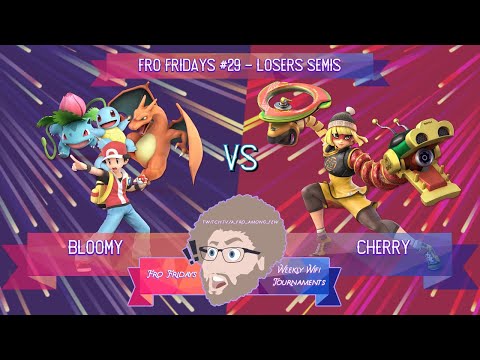 Fro Fridays #29 - Losers Semifinals - Bloomy (Pokemon Trainer) vs. Cherry (Min Min)