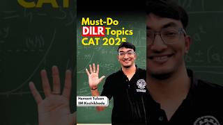 Ace CAT Exam with These MUST-KNOW DILR Topics #shorts