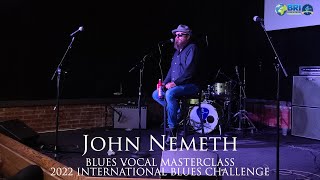 John Nemeth Vocal Masterclass IBC Memphis 2022 Club 152 4K AM22 2