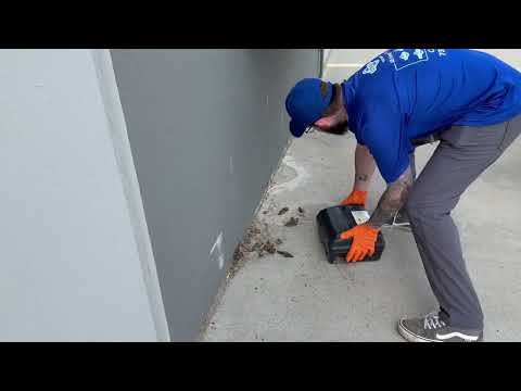 Installing Rodent Bait Stations Around Warehouse in West Windsor, NJ