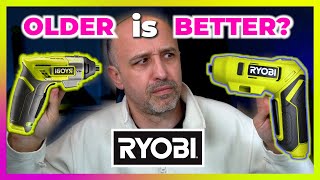 Strange things about Ryobi 4V Screwdrivers - old vs. new