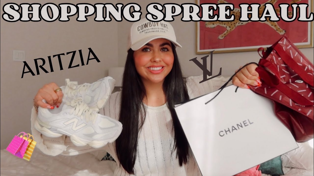 $2,000 + SHOPPING SPREE HAUL! + GIVEAWAY! (LOUIS VUITTON, LULULEMON, ARITZIA + MORE) * 2023*