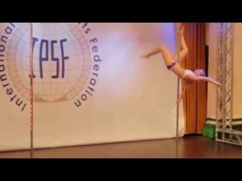 Martina Bucher at the World Pole Sport Championships 2012 in London