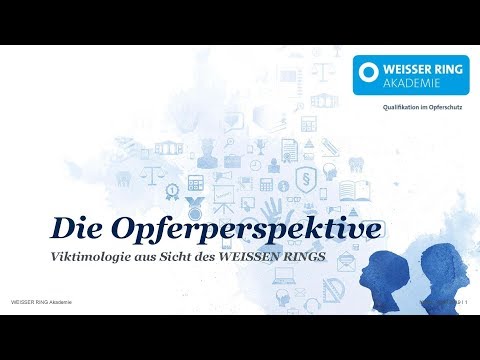 DPT-I Webinar: Die Opferperspektive – Viktimologie aus Sicht des WEISSEN RINGS