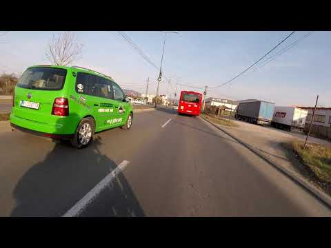 Timelapse motorcycle ride: Nis - Leskovac 03.2021