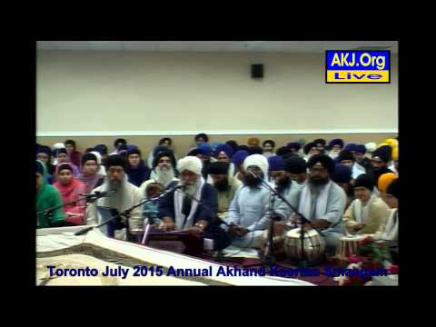 060 Toronto July 2015 Smaagam - Wednesday Evening - Bh. Tejinderpal Singh Jee