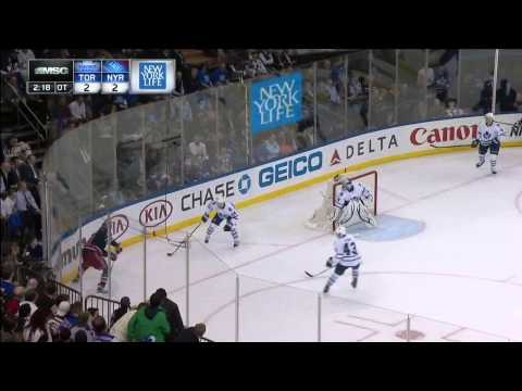 Complete OT overtime April 10 2013 Toronto Maple Leafs vs NY Rangers NHL Hockey