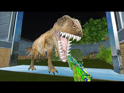 [PREHISTORIC DINO PARK FPS❗❗🦖⛔] 600 SEC SURVIVE OR DIE?-Animal Revolt Battle Simulator