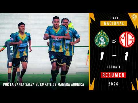 FINAL DRAMÁTICO EN EL AGÓNICO EMPATE DE POR LA SANTA ANTE EL GRAU | Por la Santa 1-1 Miguel Grau