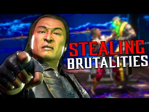 STEALING BRUTALITIES in EVERY MATCH of Mortal Kombat 11 (Ranked Mode Challenge)